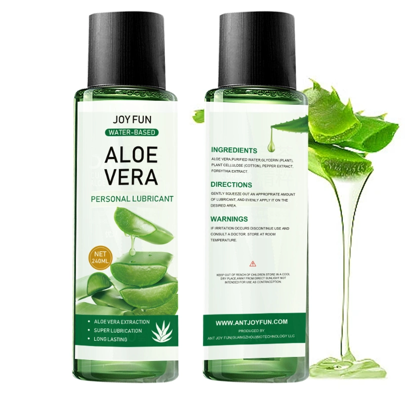 Aloe Vera Water Based Organic Lubricant Vaginal Adult Personal Lubricant for Anal