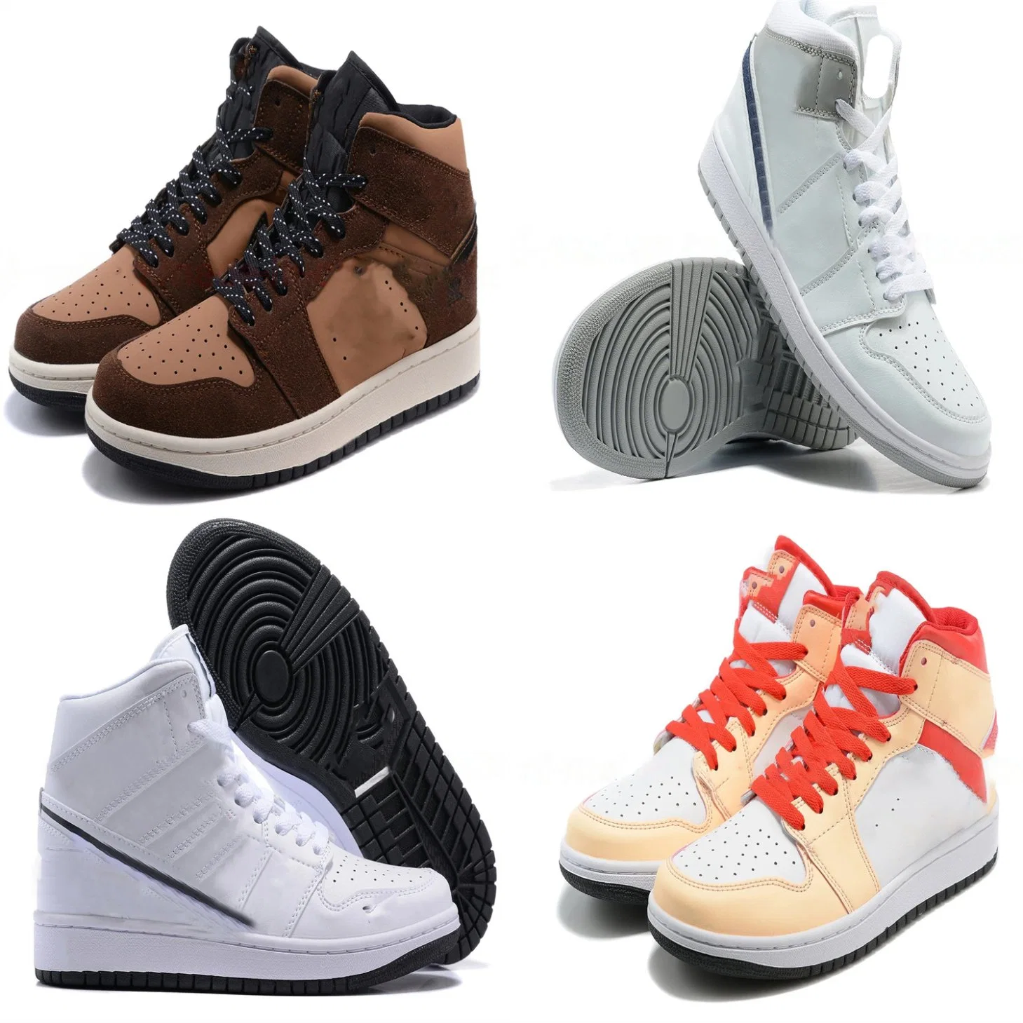 Dropshipping Newest Air Jor-Dan 1 Black Cat Dark Mocha White Brown Argentina France Putian Shoes