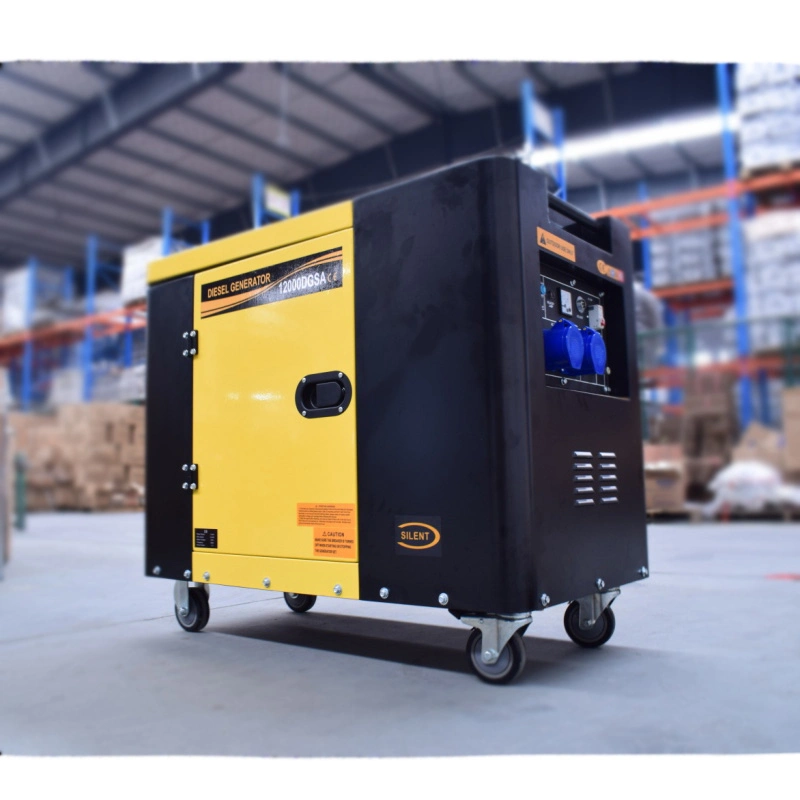 12 Kw 13kVA 14kVA 15000watt 15ke Diesel Generator 4-Stroke 3 Phase Super Quiet Diesel Power Genset