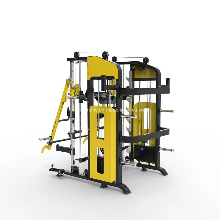 Máquina multi Smith máquina cable máquina Squat Rack funcional Trainer Semi Casa ligera Comercial Interior Gimnasio Fuerza equipos de fitness