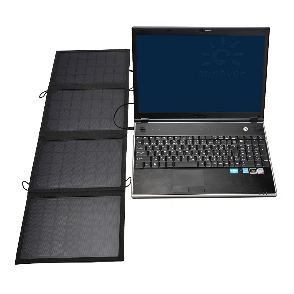 20W Foldable Solar Panel USB DC Portable Mobile Phone Car Battery Folding Solar Charger a Class