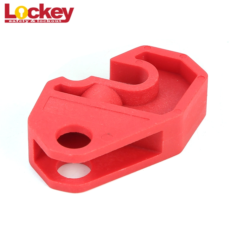 Lockey OEM Boîtier moulé en plastique rouge de verrouillage du disjoncteur