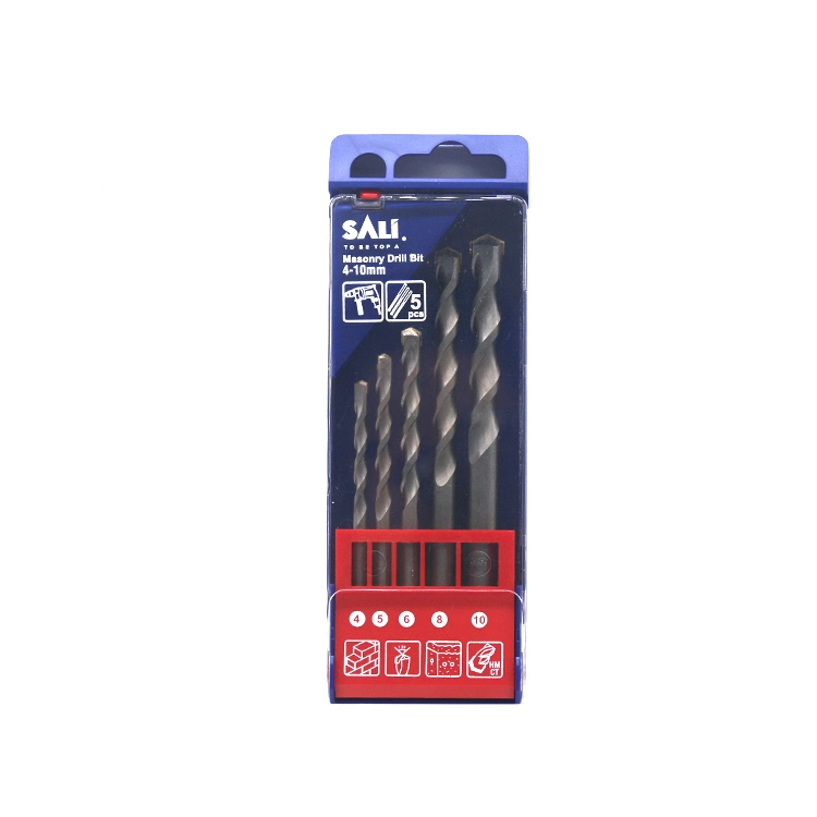 Sali 4/5/6/8/11mm "-" Tip HSS+Tips Masonry Drill Bit Set