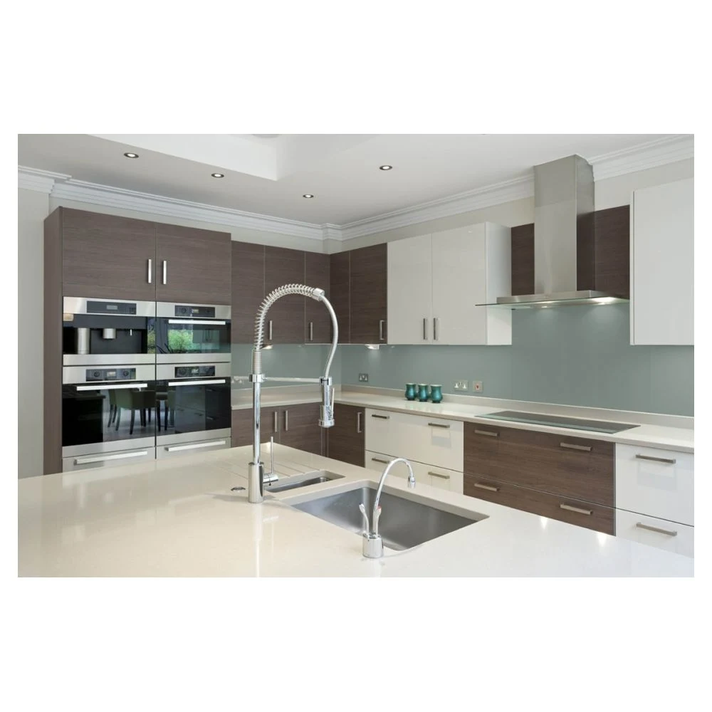 Prima Modern Kitchen Cabinets, Melamine Plywood Door Modern New Trend Kitchen Furniture