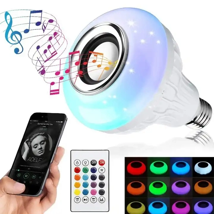 Household Speaker Music Bulb Stage Light RGB LED Smart Bulb