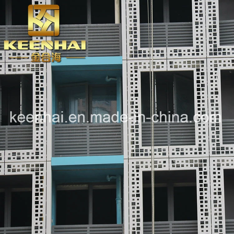 Exterior Perforated Aluminum Curtain Wall Building Material Facade (KH-EWC008)