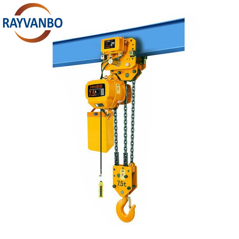 Sh Model Electric Chain Hoist Professional 1 Ton Electric Hoist Trolley