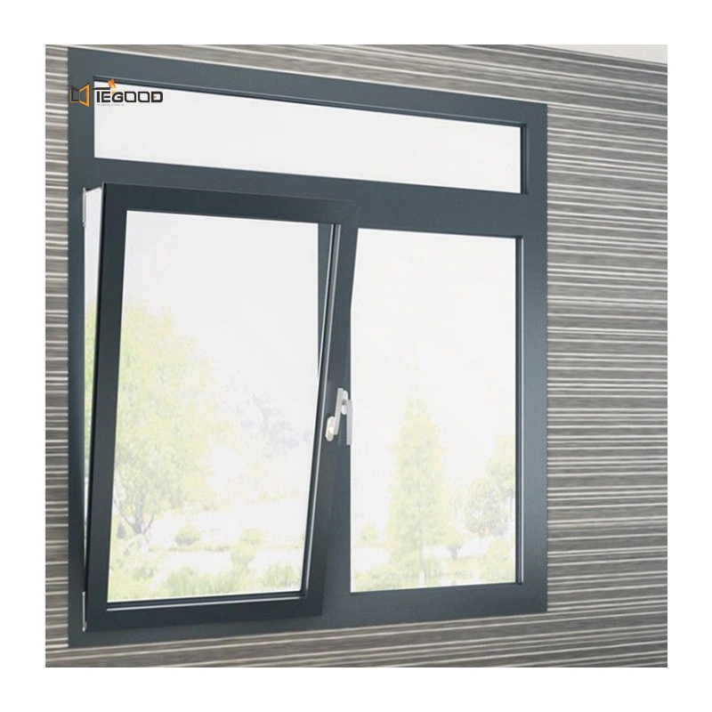 Factory Price Simple Design Vinyl Hurricane Impact Resistant UPVC PVC Tilt and Turn Window