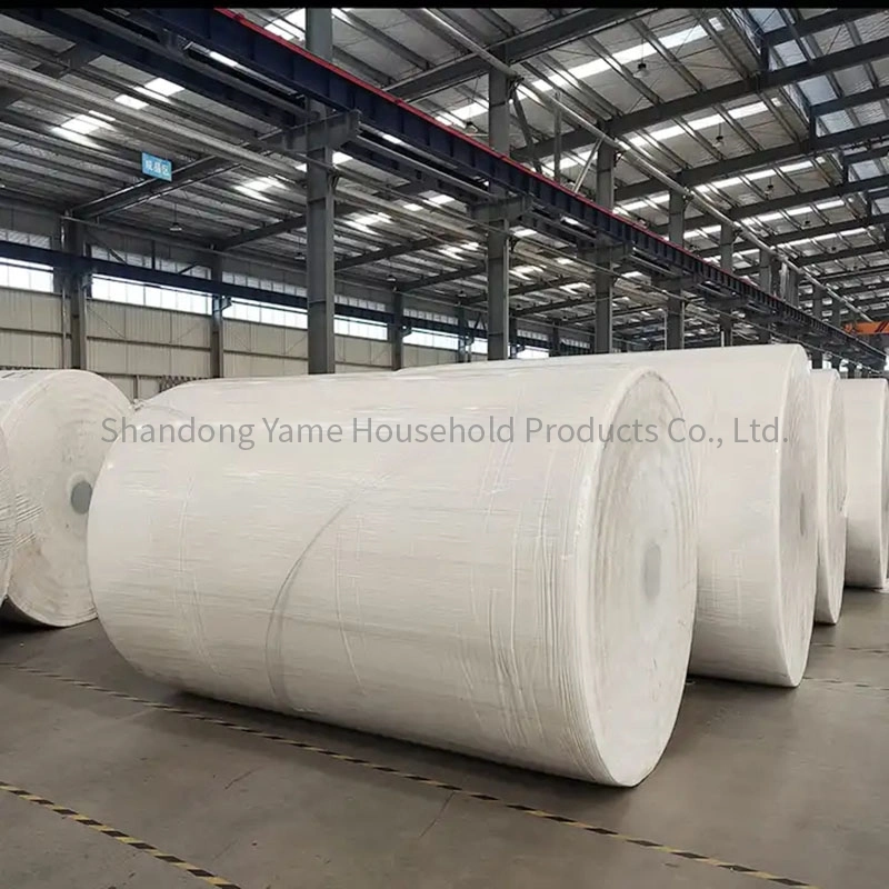 Tissue Paper Jumbo Rolls Toilet Rolls 100% Virgin Original Toilet Paper Custom Soft Bamboo Pulp Raw Material