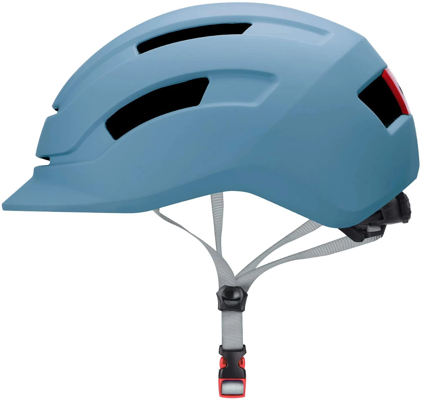 High Density EPS Adjustable Road Bike Bicycle Helmet with LED Light