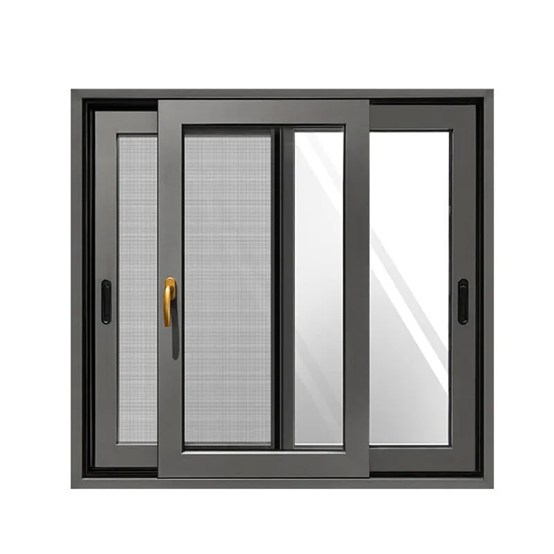 Plegable de aluminio plegable de cristal templado de Windows Windows Ventana plegable