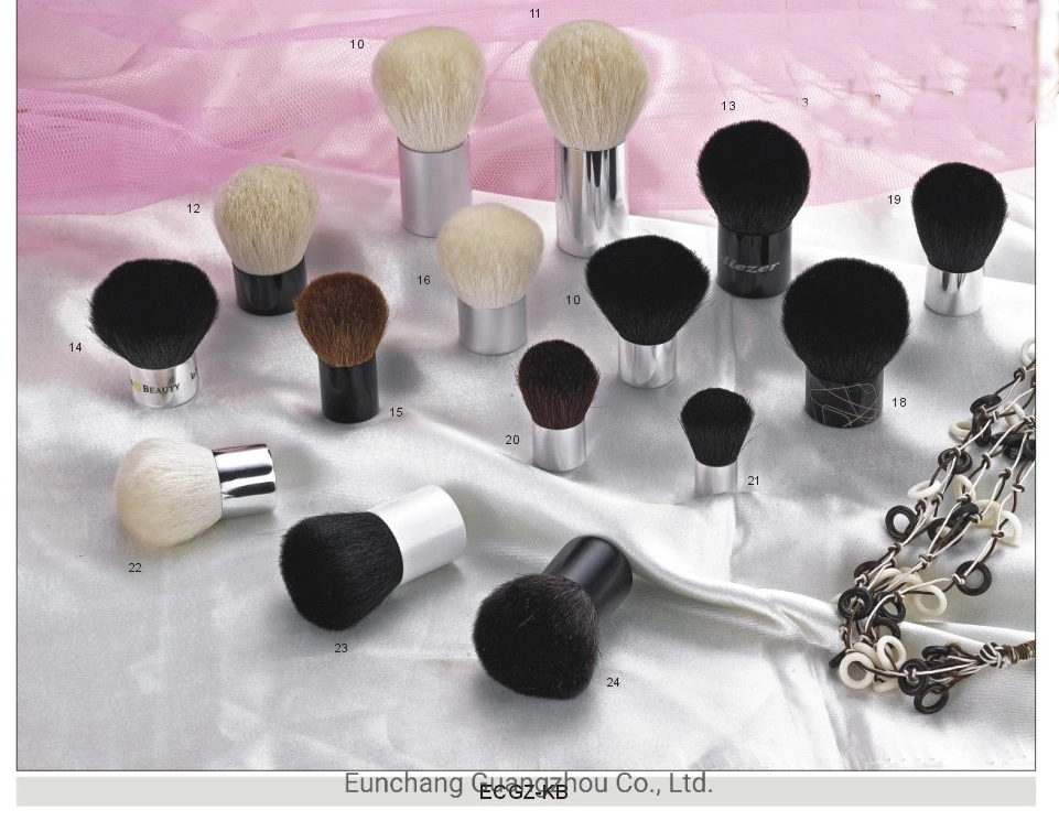 La personalización básica belleza cosmética maquillaje en polvo de la Fundación Kabuki Synthenic cepillo de pelo