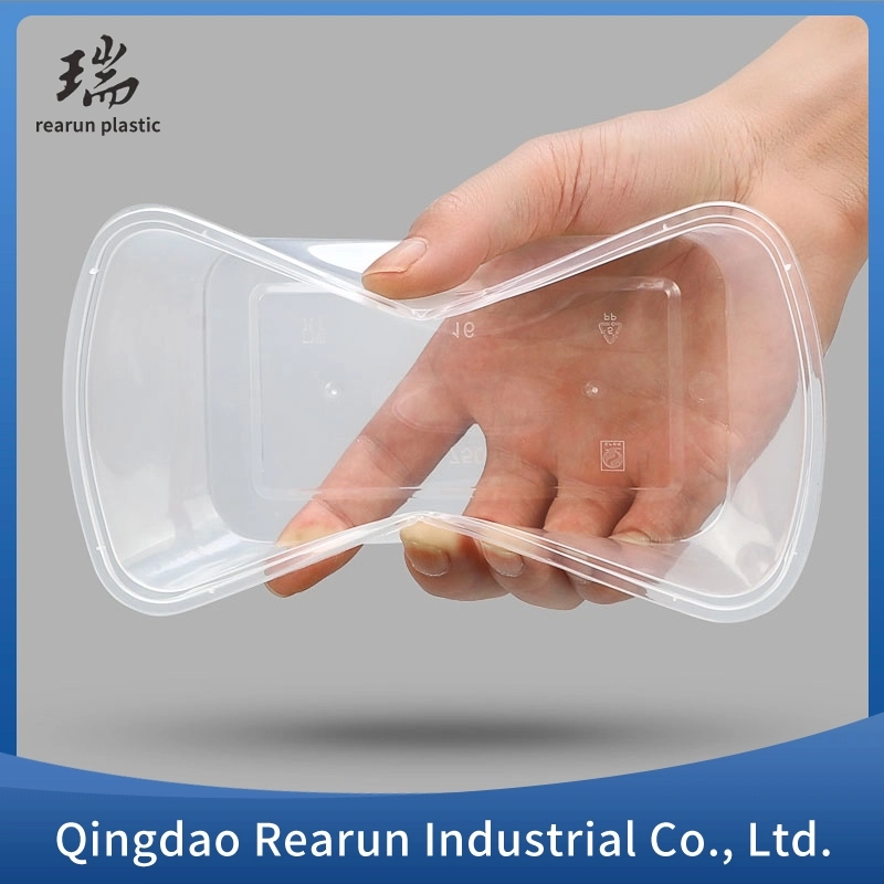 Microwave Disposable Food Container Plastic Takeaway Box