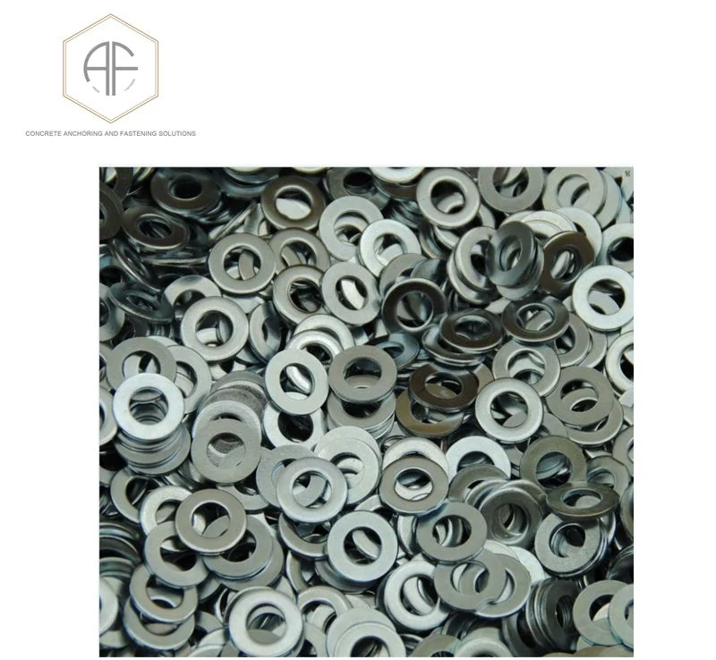 M20 Pressure Washers Hardware Spare Parts Zinc-Plated Standard Flat Washer for Wedge Anchors