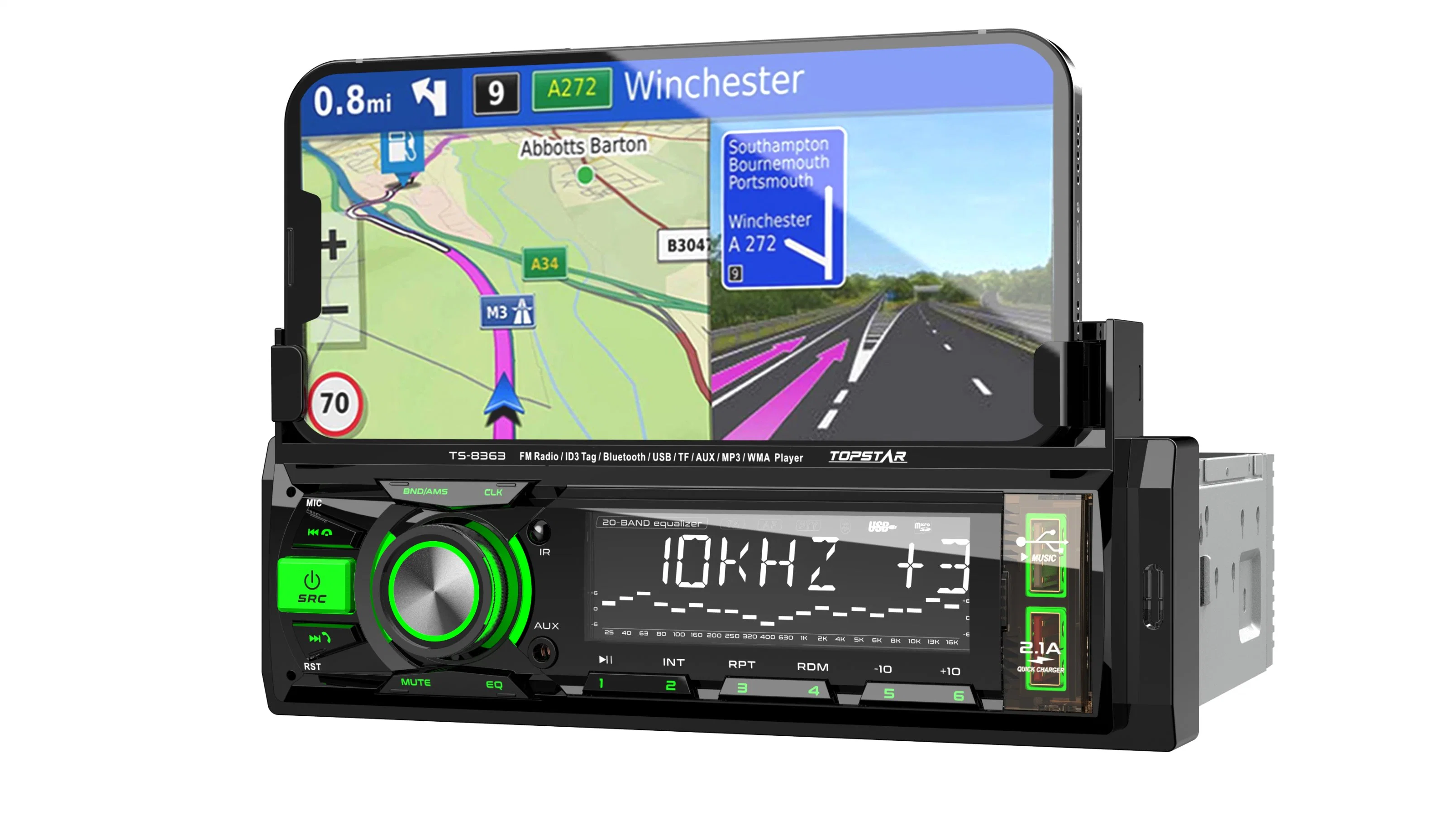 Reproductor Car MP3 con función de radio