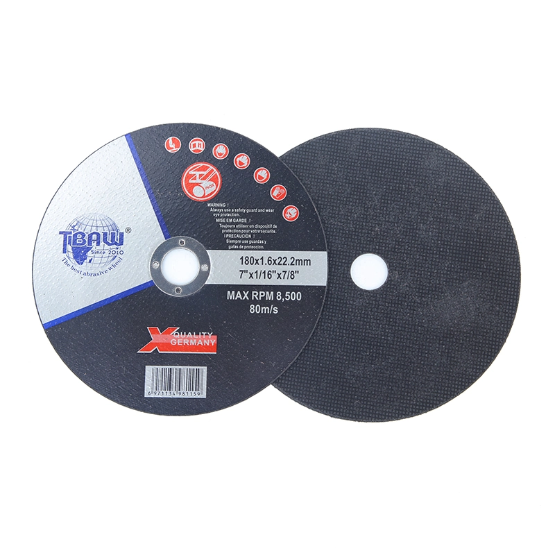 125X1.6X22.2mm 5inch Inox Cut off Wheel Cutting Disc with Non Woven