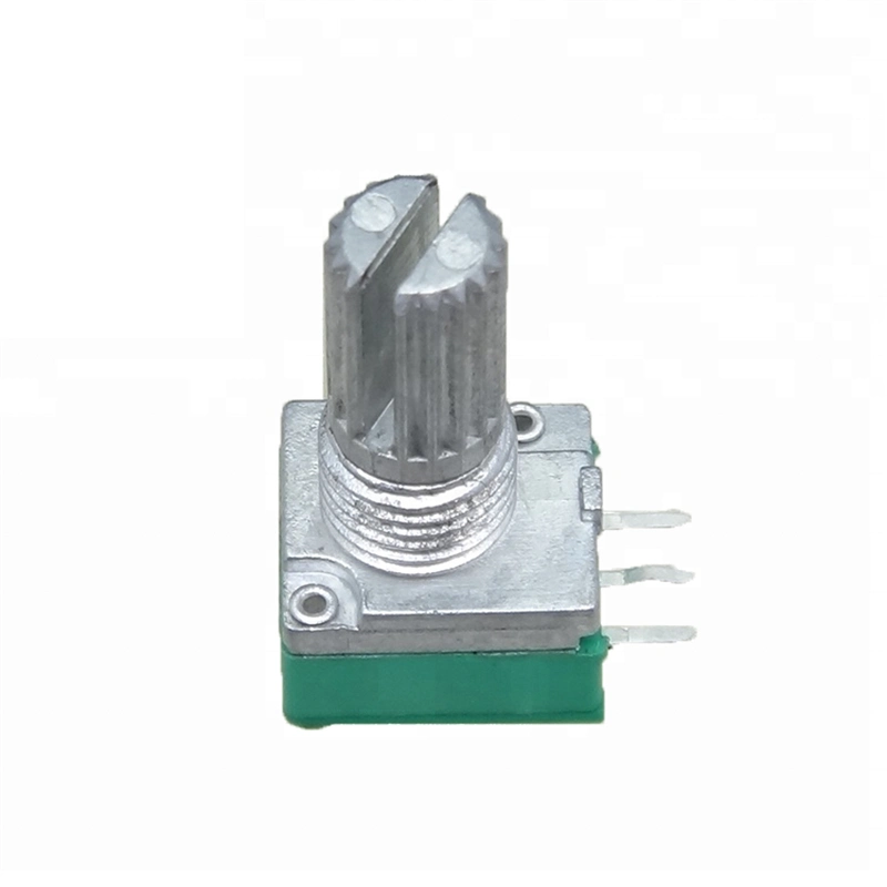 9mm Drehpotentiometer Metallwelle mit Schalter für Audio-Geräte