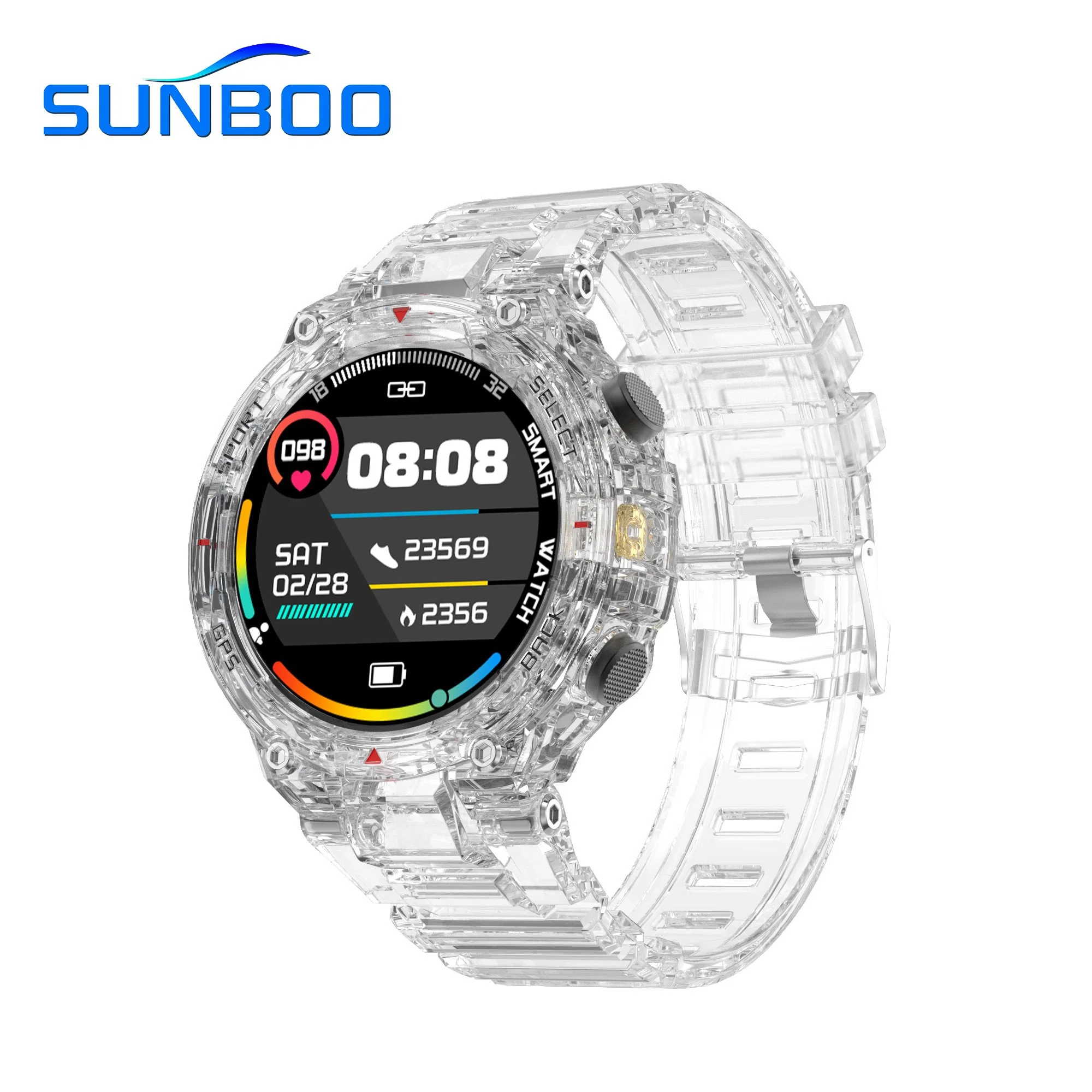 New Smartwatch Rugged Outdoor Smart Watch Blood Pressure Waterproof Sports Watch