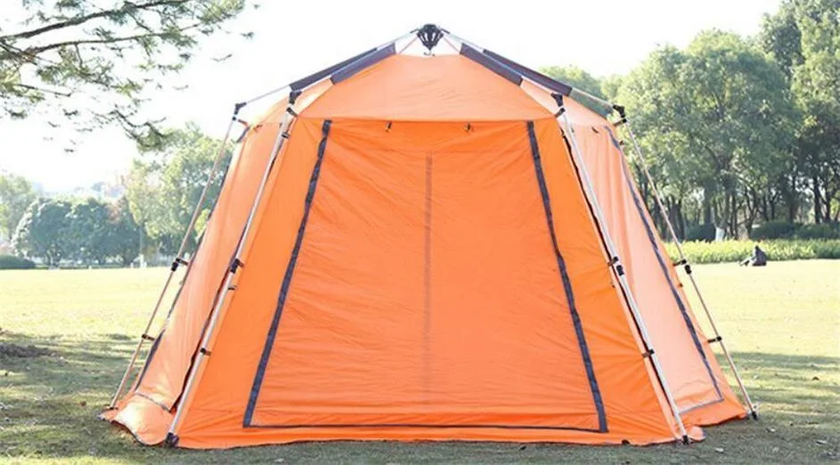 Outdoor 5-8 Persons Large Family Luxury Breathable Waterproof Automatic Pop up Camping Tents