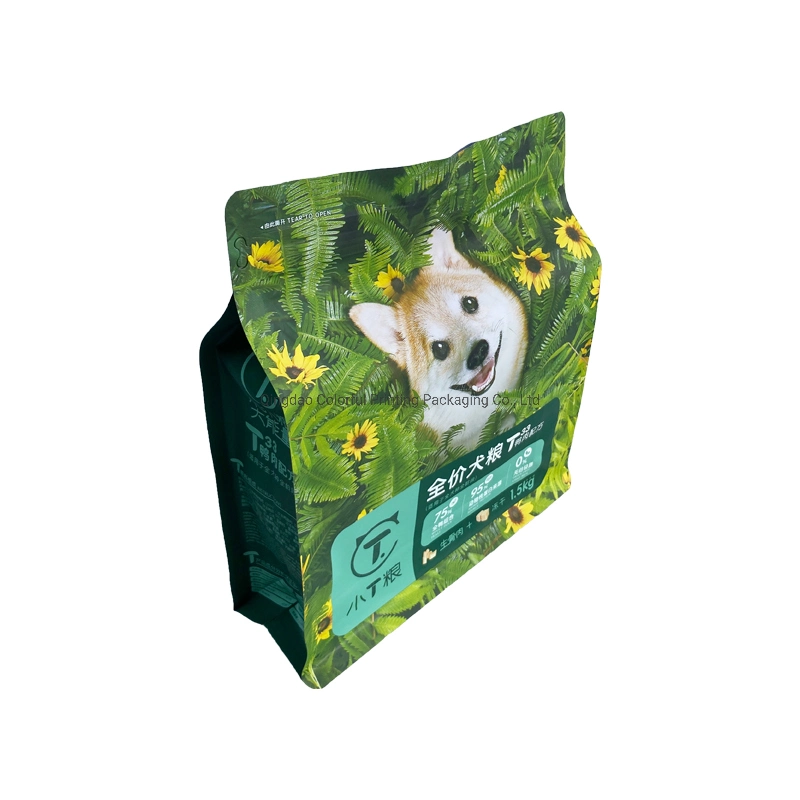 Stand up Custom Printing Dog Cat Food Packaging Material