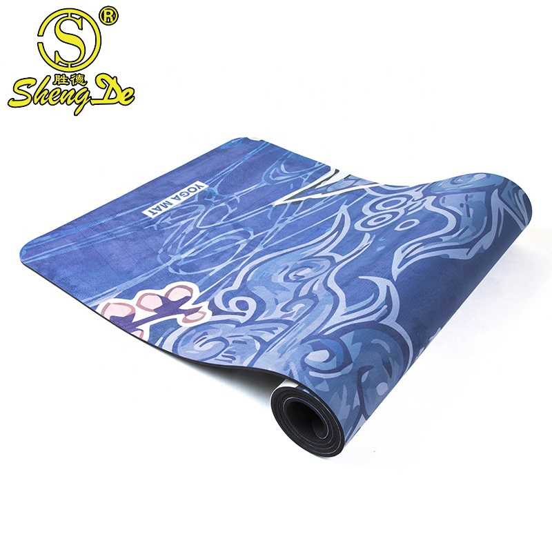 Fitness Gym Colorful Outdoor Soft Suede TPE Yoga Mat