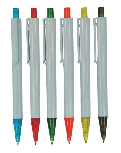 هدية ترويجية قلم بلاستيكي بالكرة مع شعار مخصص