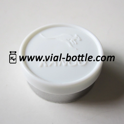 Plastic Flip-off Injection Vial Seal 20mm Embossed Custom Logo Printing