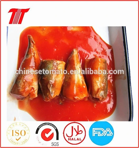 Wholesale/Supplier 425g Canned Mackerel Fish in Tomato