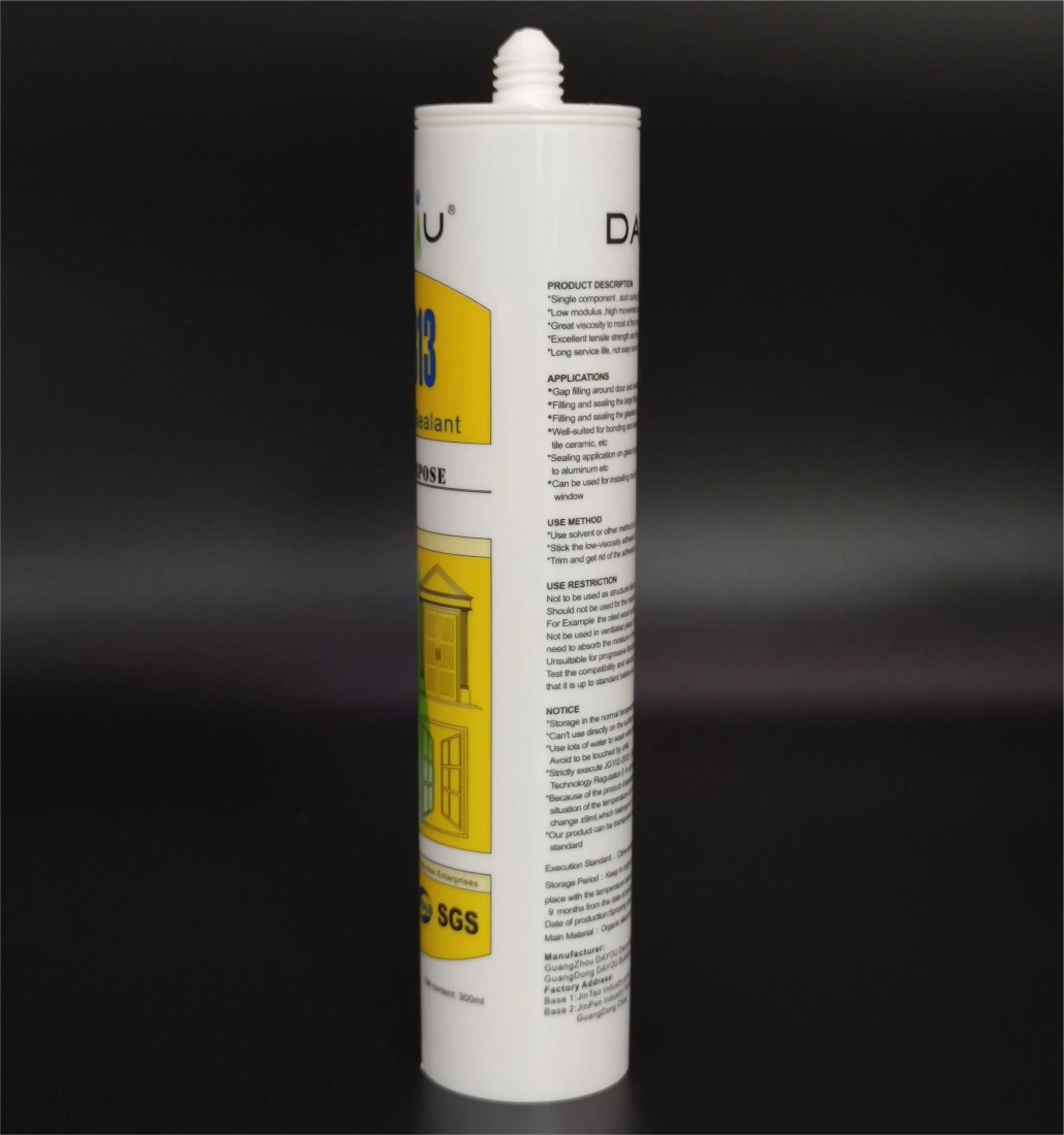 All Purpose Silicone Sealant Glue Acid Curing Adhesive Silicone Rubber