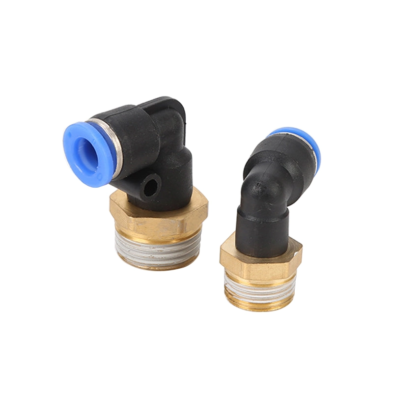 Pl External Thread Pneumatic Fittings Tracheal Fittings