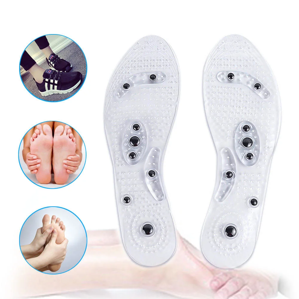 Magnetic Therapy Magnet Foot Massage Insoles Promote Blood Circulation Fatigue Relieve Shoe Pads Sole