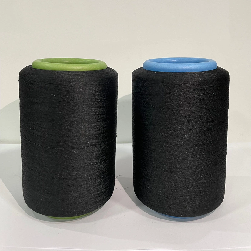 Spandex Covered Yarn Spandex Covered Polyester Yarn 2075/3075/4075 Scy Acy Yarn Machine Mechanical Covered Socks Yarn