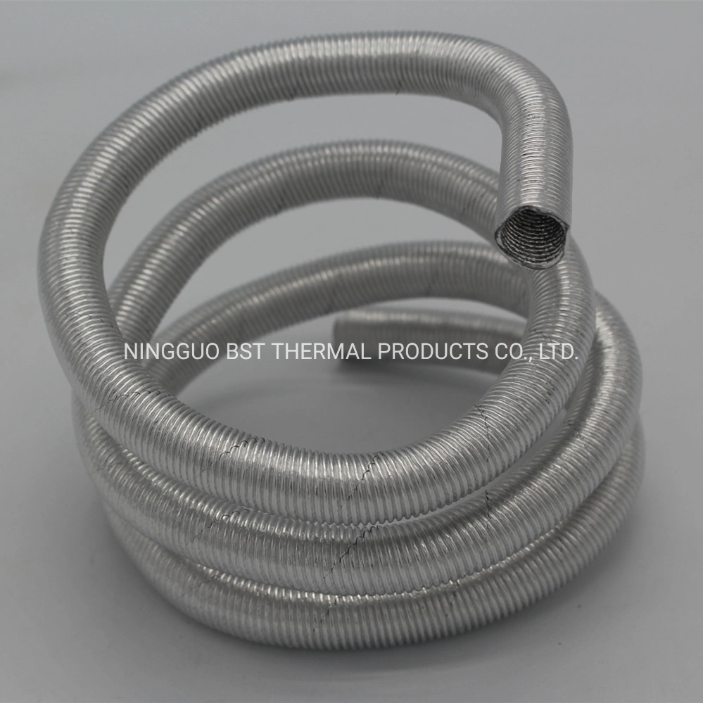 Heat Protective Aluminized Glass Fibre Corrugated Conduits