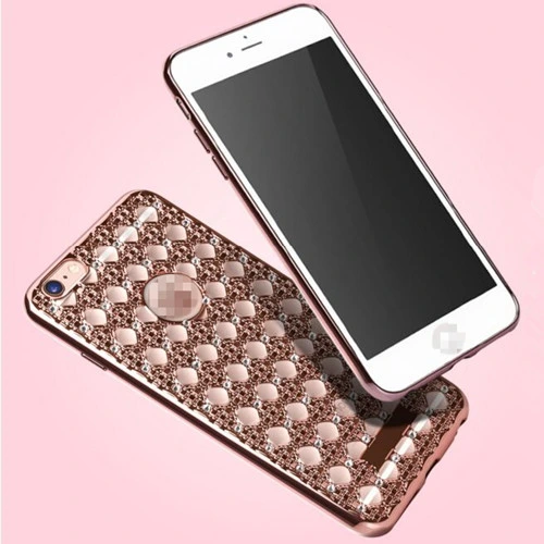 Electroplating Agate Diamond TPU Case for iPhone 6 Plus