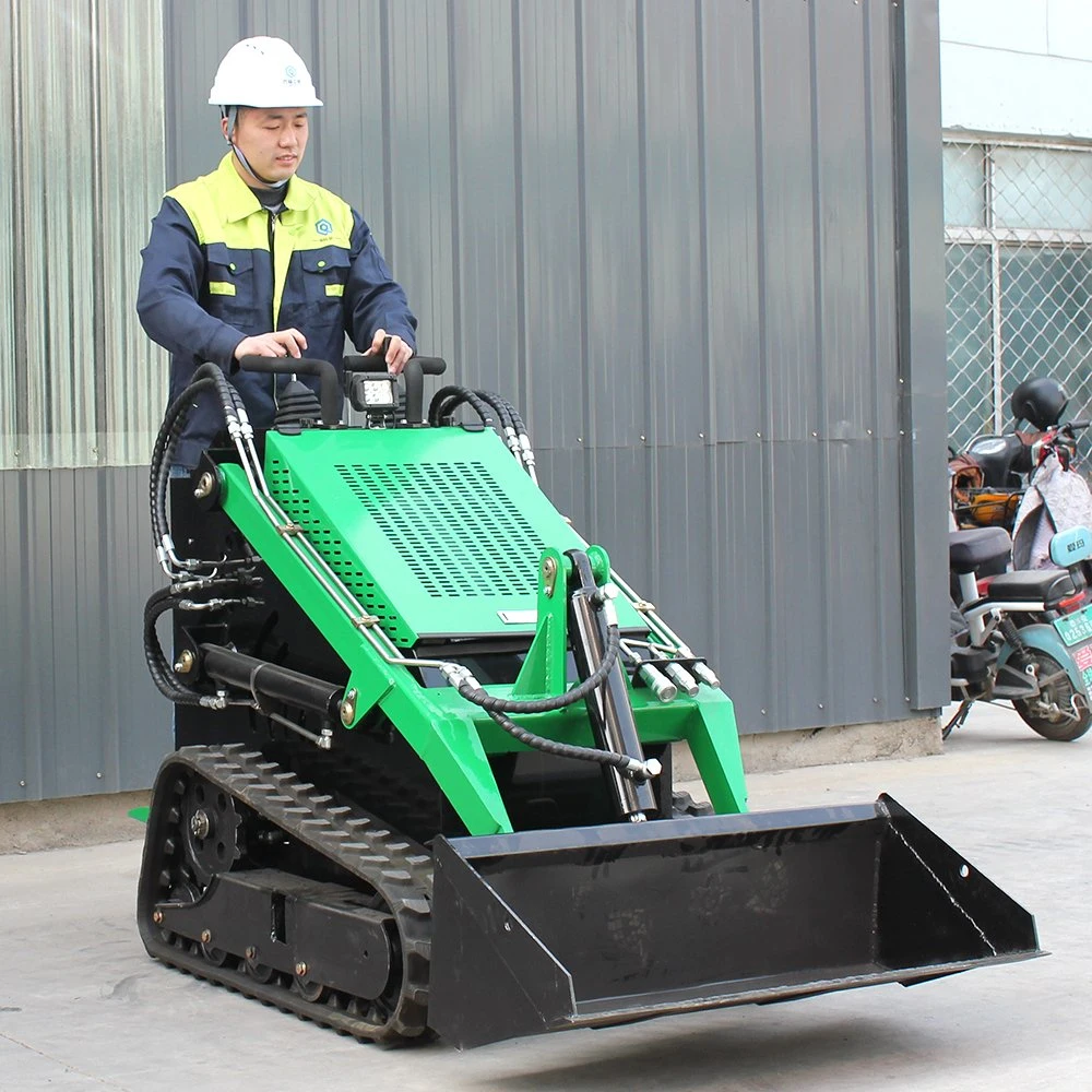 Various Accessories Mini Skid Steer Loader with 4 in 1 Bucket