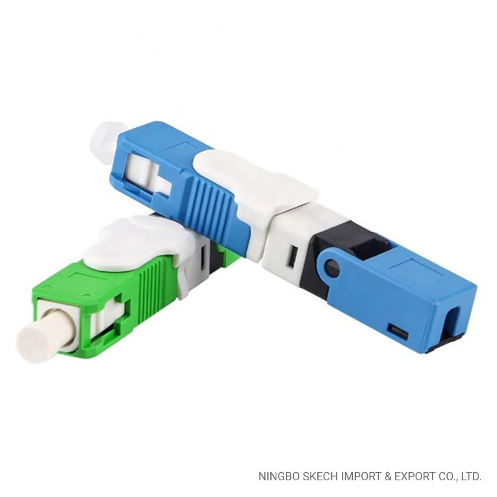 FTTH Sc/APC Assembly Quick Connector Sc Fiber Optical Mechanical Connector Fast Connector for Drop Cable