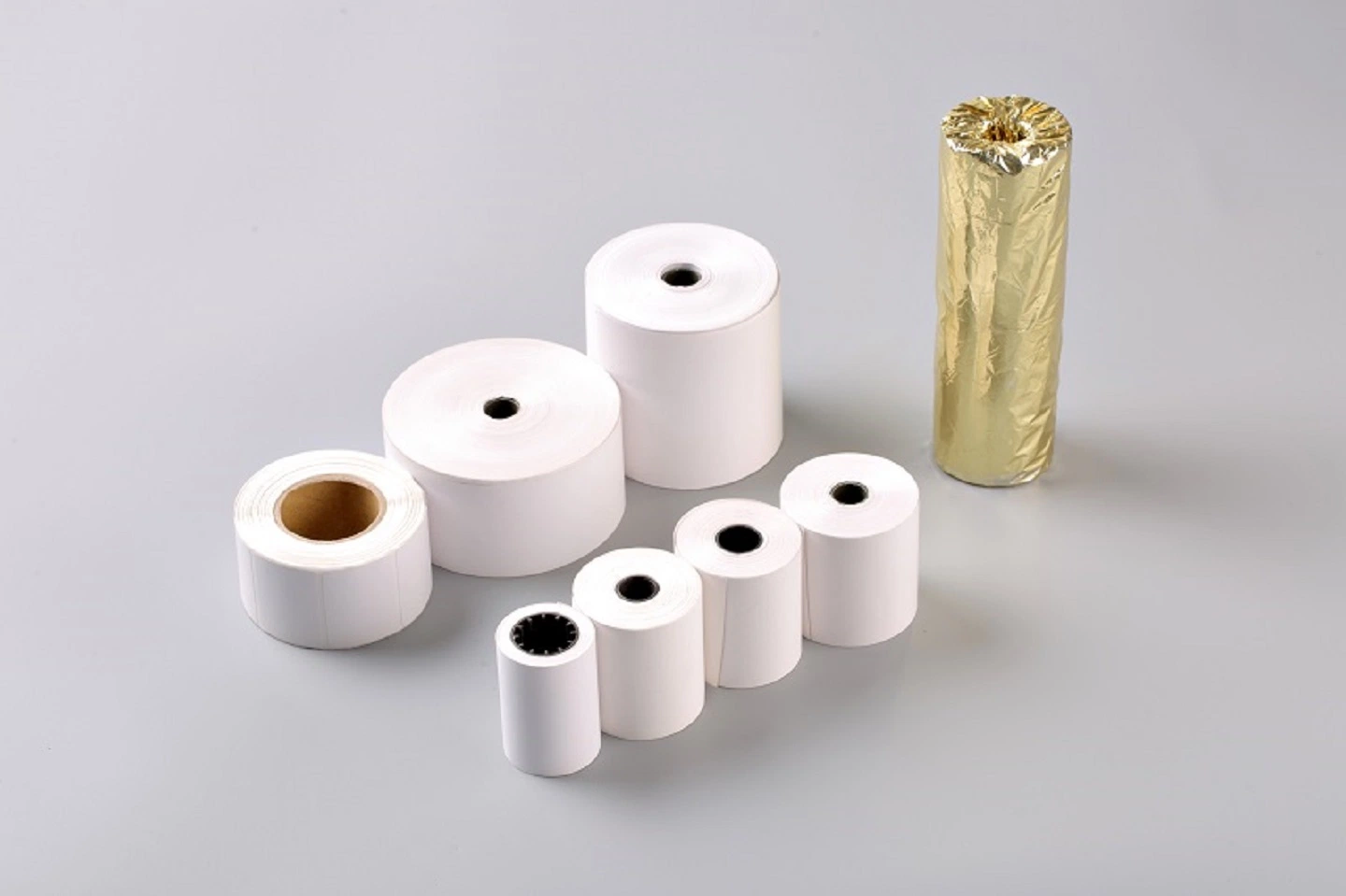 High White Thermal paper Rolls Used for Receipt in Banks, Shops, Telecommunications Ect.