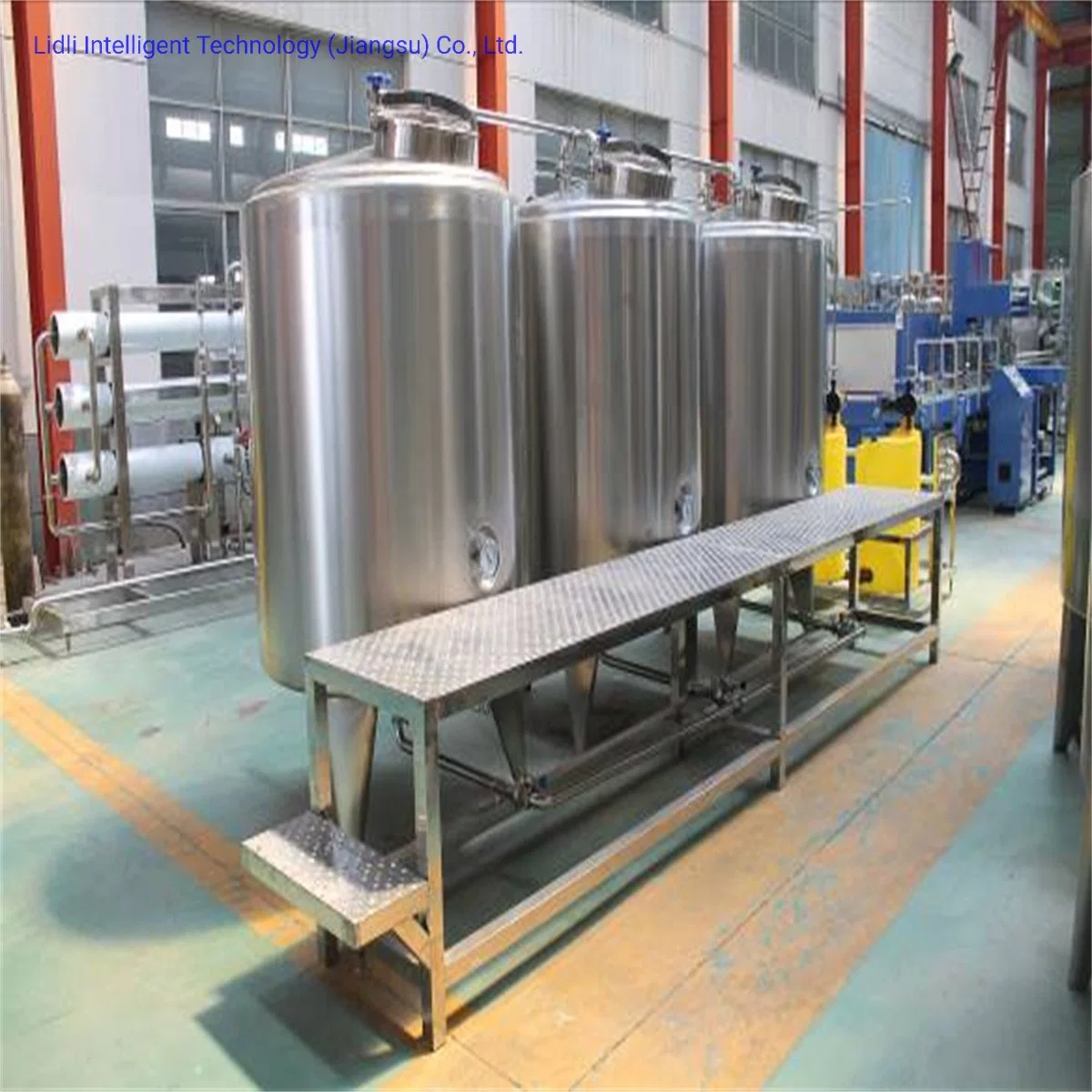 Stainless Steel Water Storage Tank Machine SS316L CIP Cleaning System