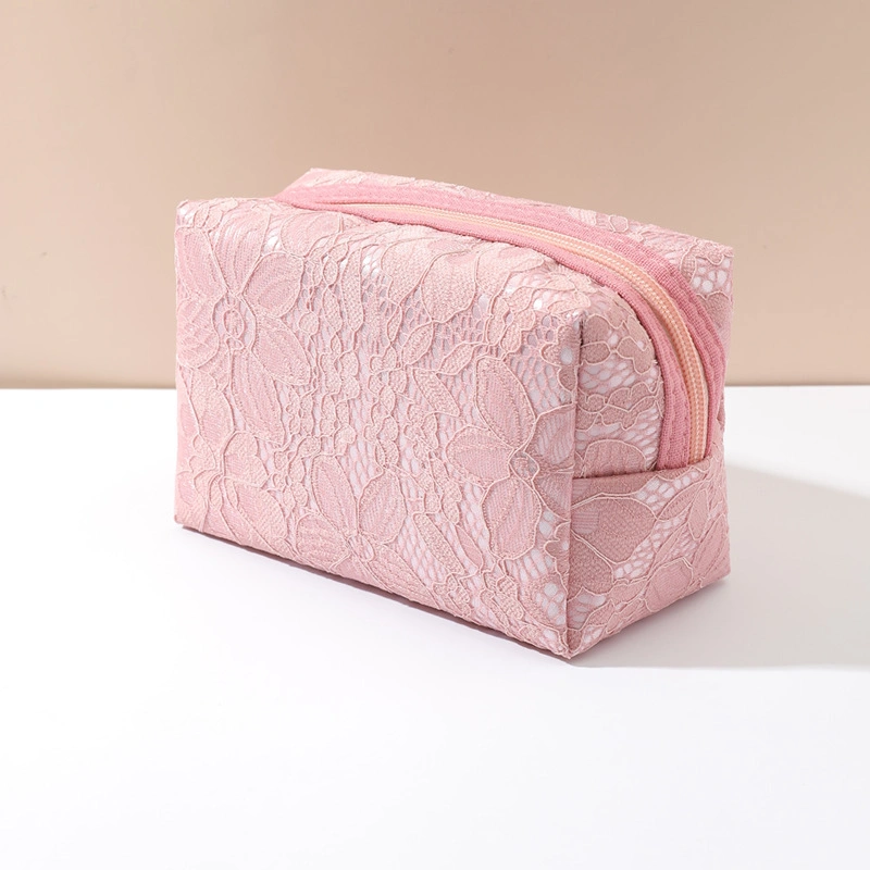 Wholesale/Supplier Light Luxury Lace Makeup Bag Travel Portable Wash Bag Travel Storage Makeup Bag