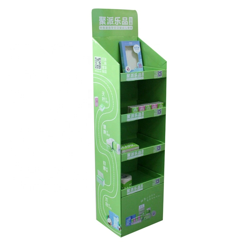 Corrugated Paper (A, B, C, E grade) Display Stand Cabinet Design Ideas for Grocery