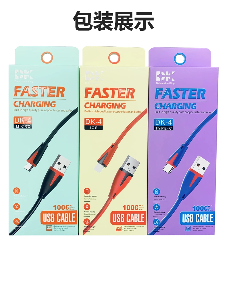 Fast Charging Charger Data Cablestpe USB Cable Type C Cable for Samsung Mobile Phones