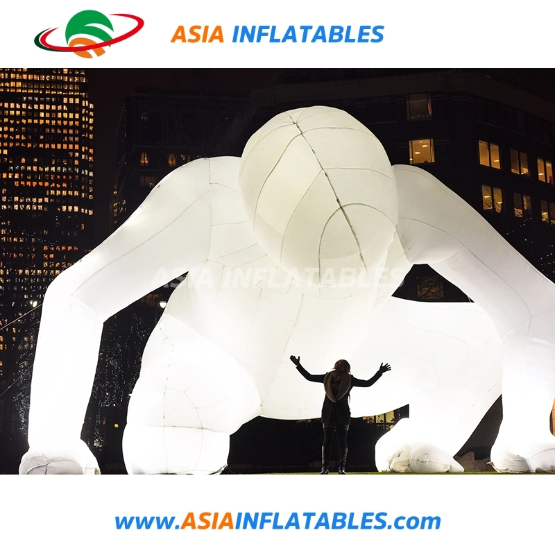 LED Light Inflatable Spiderman Model for Event Decoration