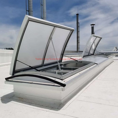 Toprise claraboya del techo de escape de humo y calor natural Sistema de ventilación del techo