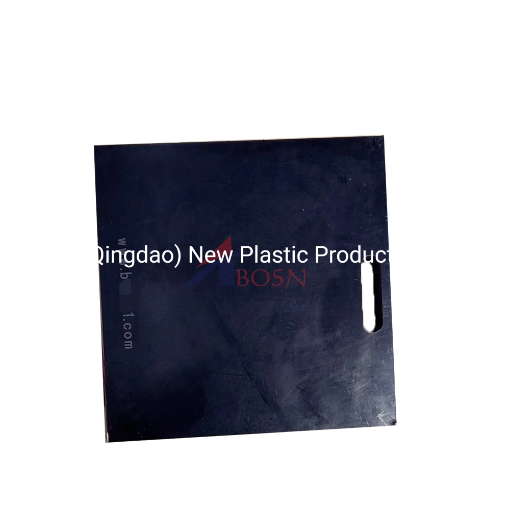 UHMWPE/ HDPE Groud Protection Plastic Pad Mats Portable Outrigger Pad for Crane