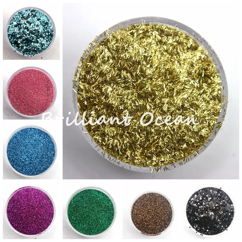 Colored Series Pet Glitter Pigment Powder for Party Decoration