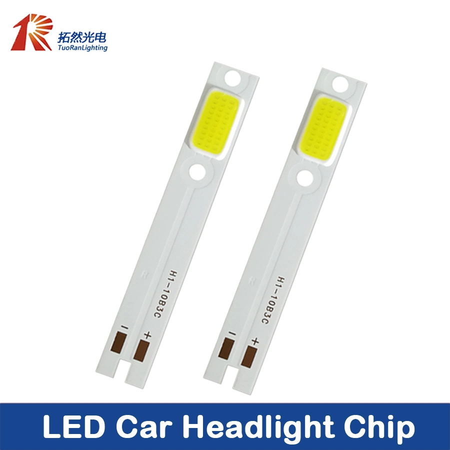 C6 Dual Color Automobile LED Headlamp Yellow White Dual Beam Automobile Far and Near Beam Headlight Chip COB H1