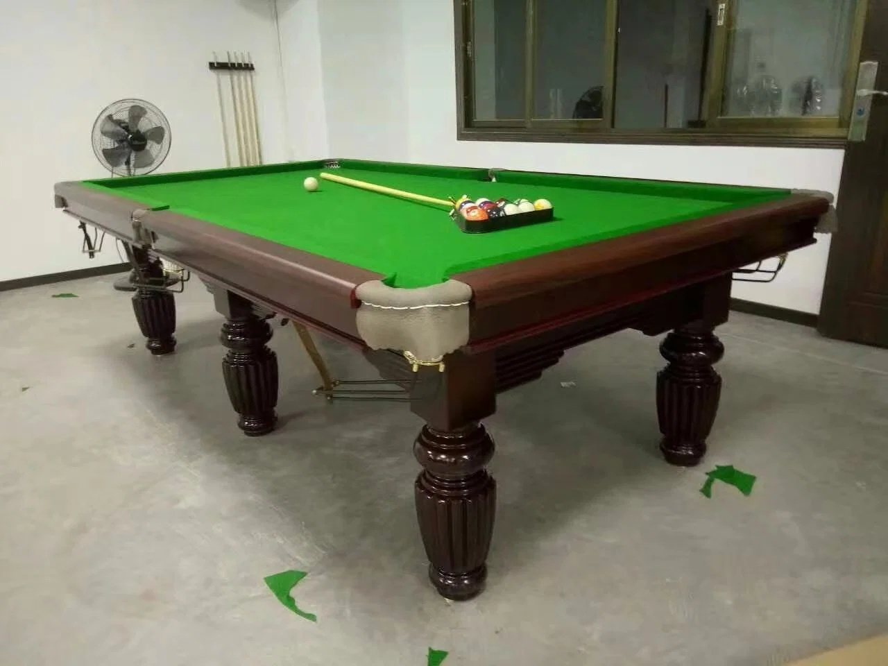 Haute qualité de bois massif avec table de billard/billard Slate