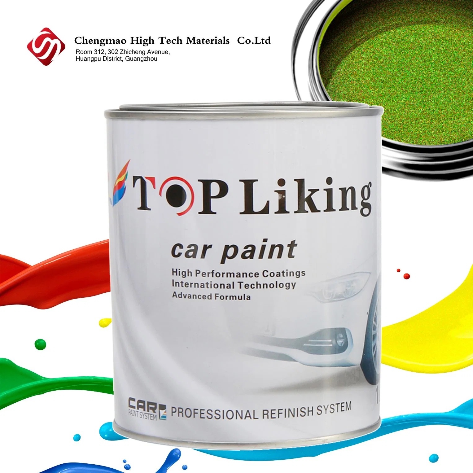 Hot Sale 4s Shop Repair Shop 1K Car Refinish Paint Pearl Series for Car Paint