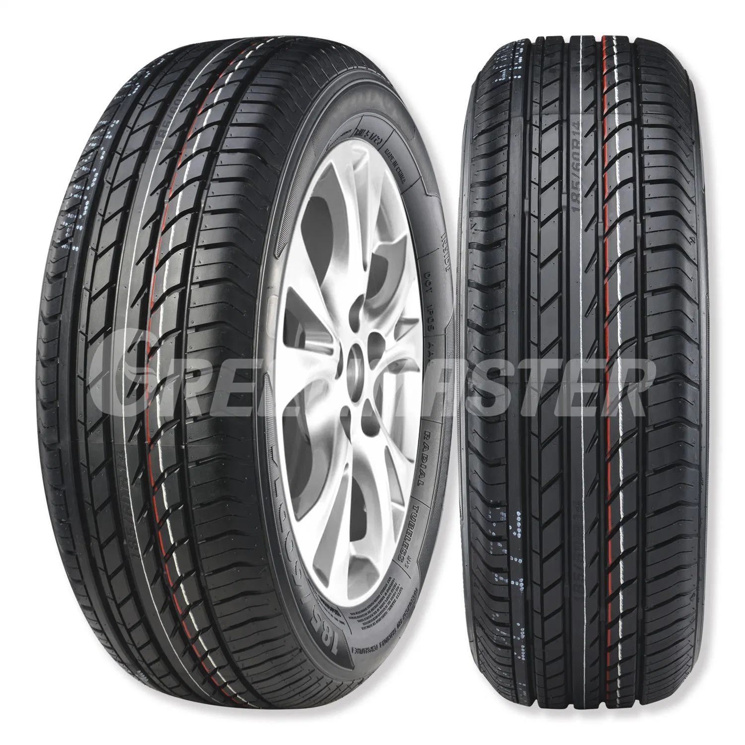 Passenger Car Radial Tire, LTR, Light Truck Tire, Van Tire (175/70R13, 185/60R14, 195/50R15, 195/65R15, 205/55R16, 205/40R17)