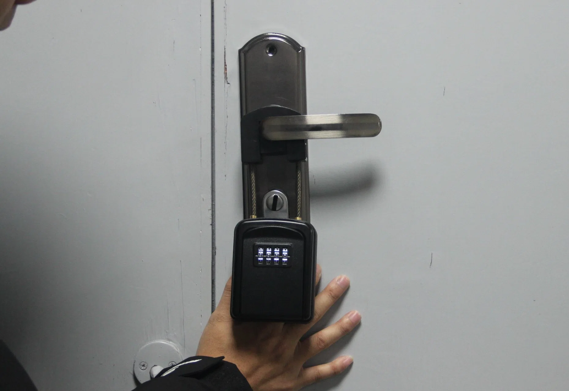 Cofre para chave portátil bloqueio suspenso caixa de chaves